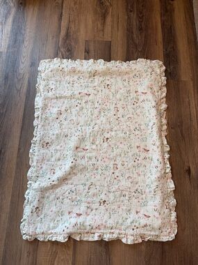 Elegant Baby Floral Owl & Friends Baby Blanket